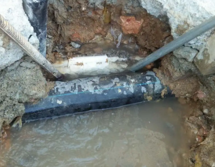 金湾测漏水之水管漏水